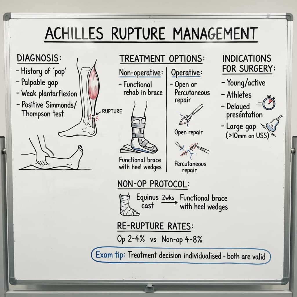 Achilles Rupture Management