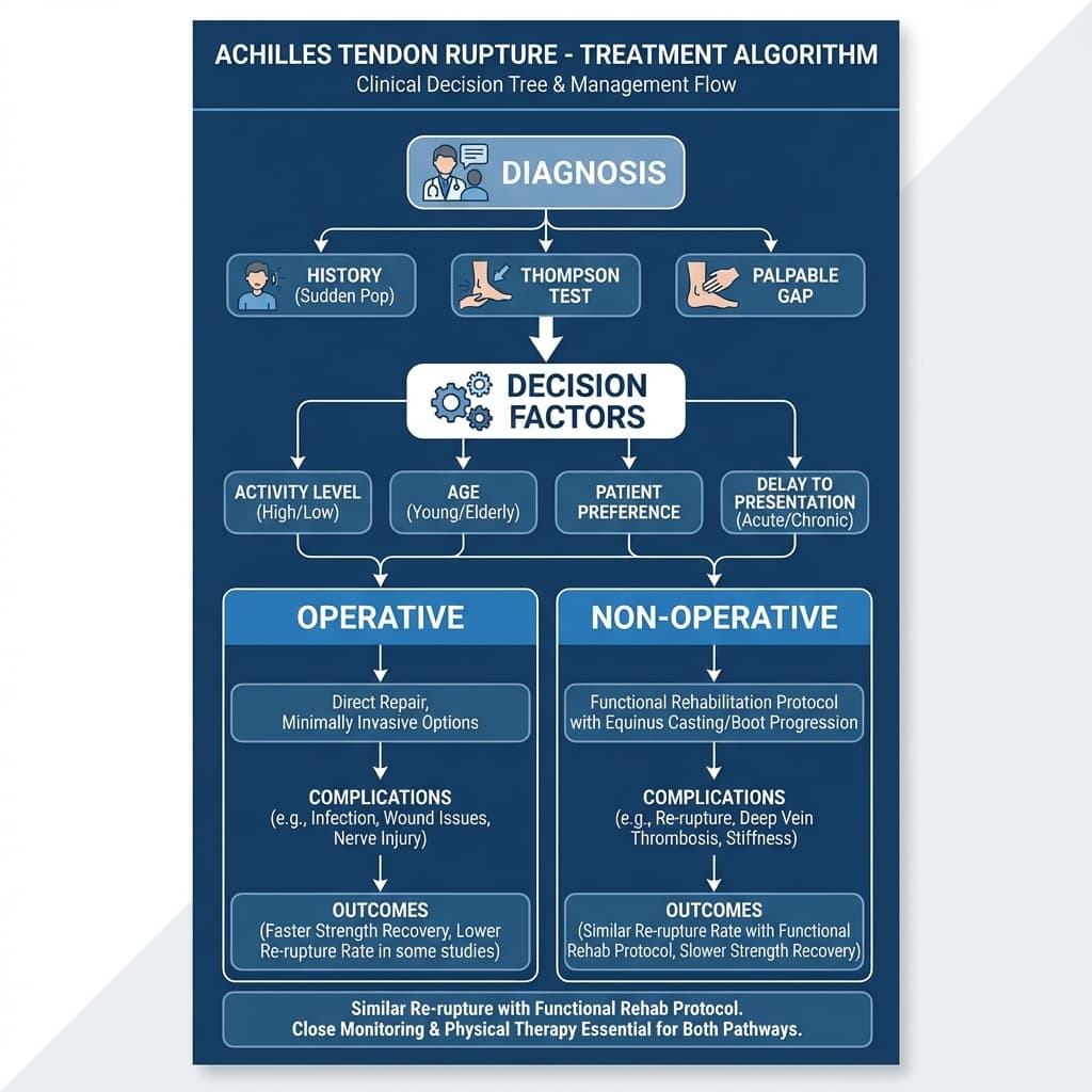 Achilles Rupture Treatment Algorithm