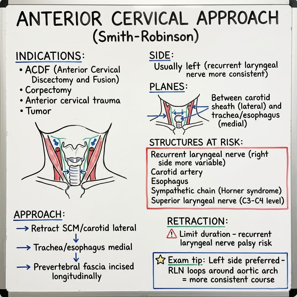 Anterior Cervical Approach (Smith-Robinson)