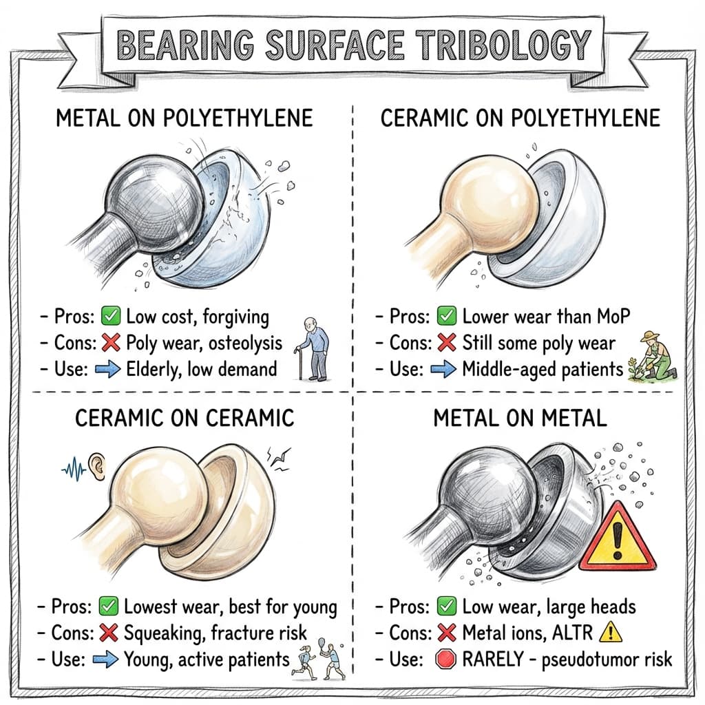 Arthroplasty Bearing Surfaces