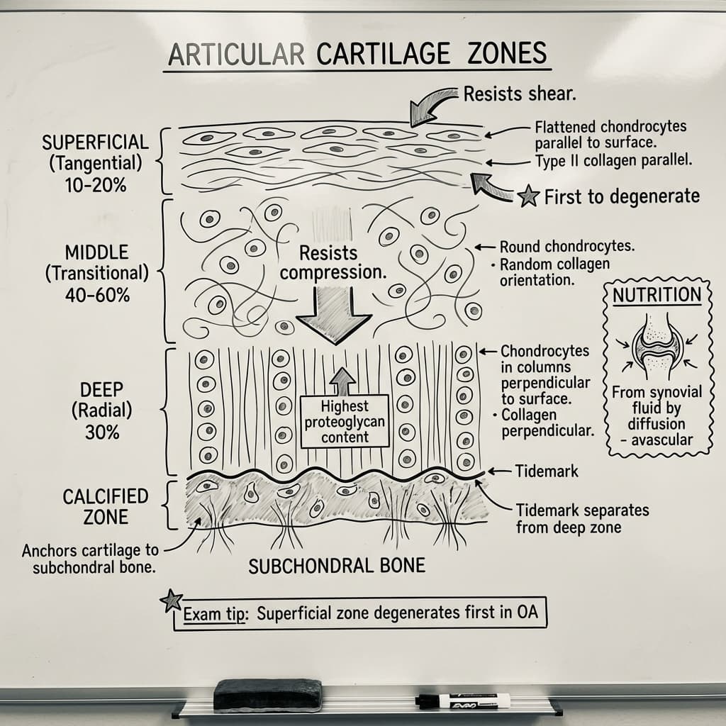 Articular Cartilage Zones
