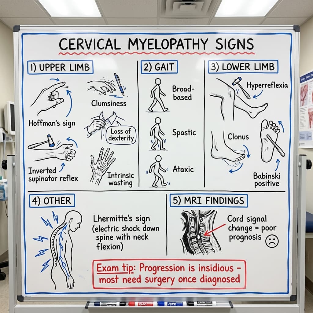 Cervical Myelopathy Signs