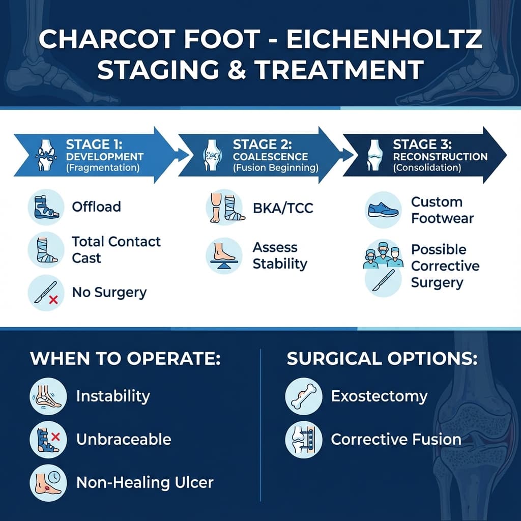 Charcot Foot Staging & Treatment