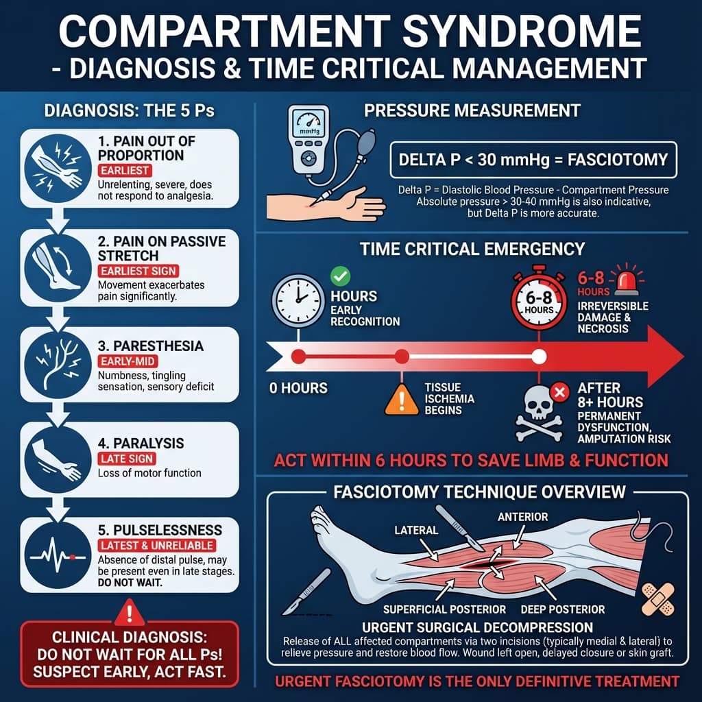 Compartment Syndrome Emergency Management