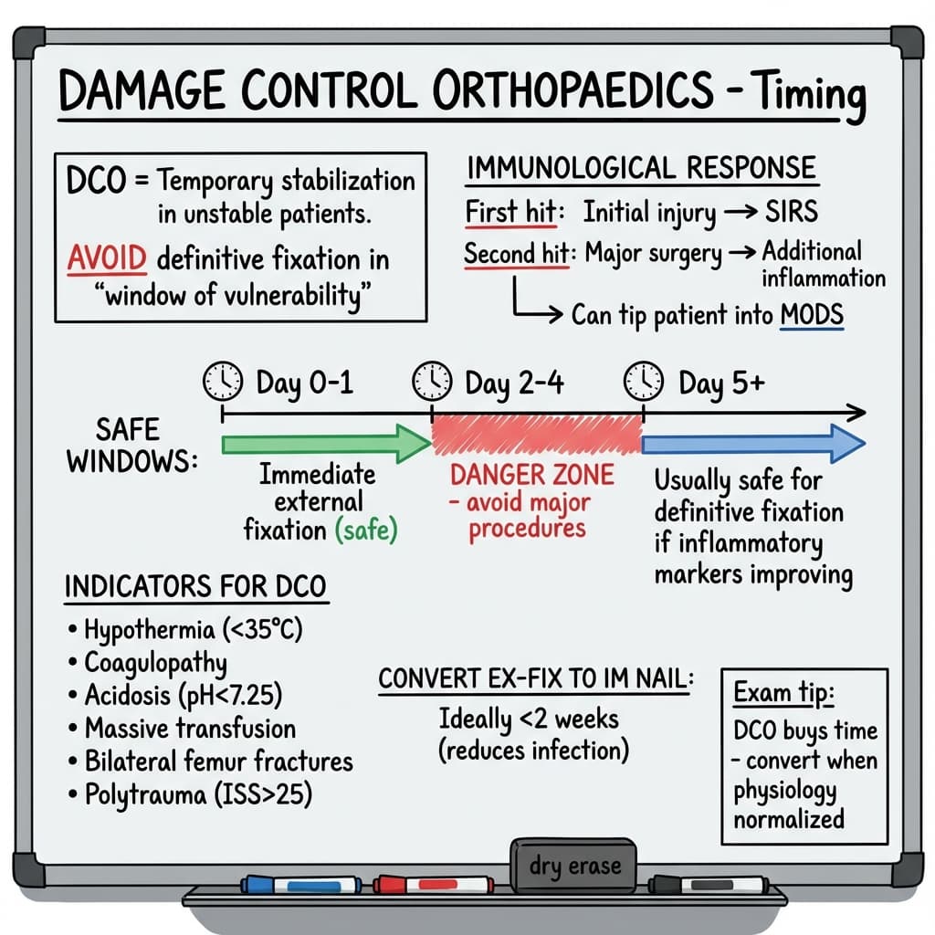 Damage Control Orthopaedics Timing