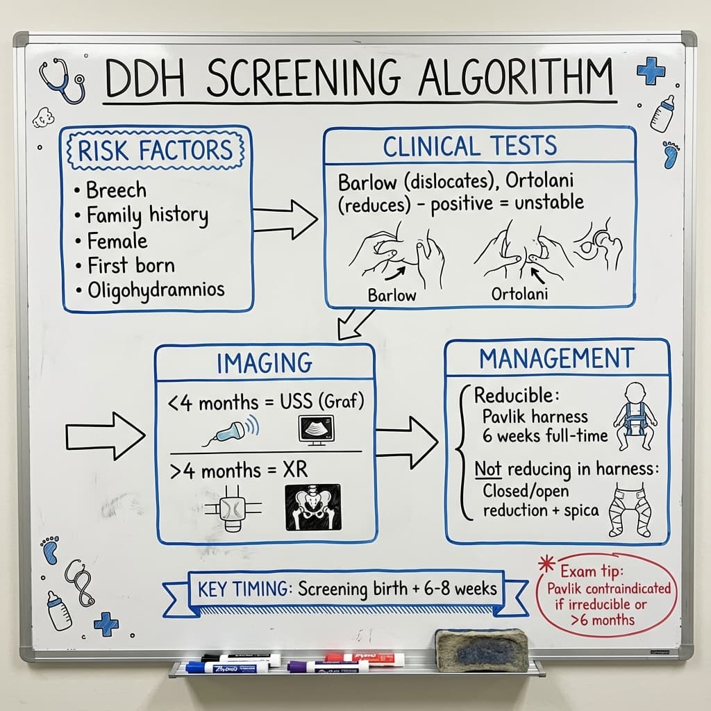 DDH Screening Algorithm