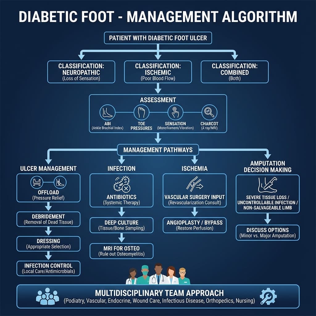 Diabetic Foot Management Algorithm