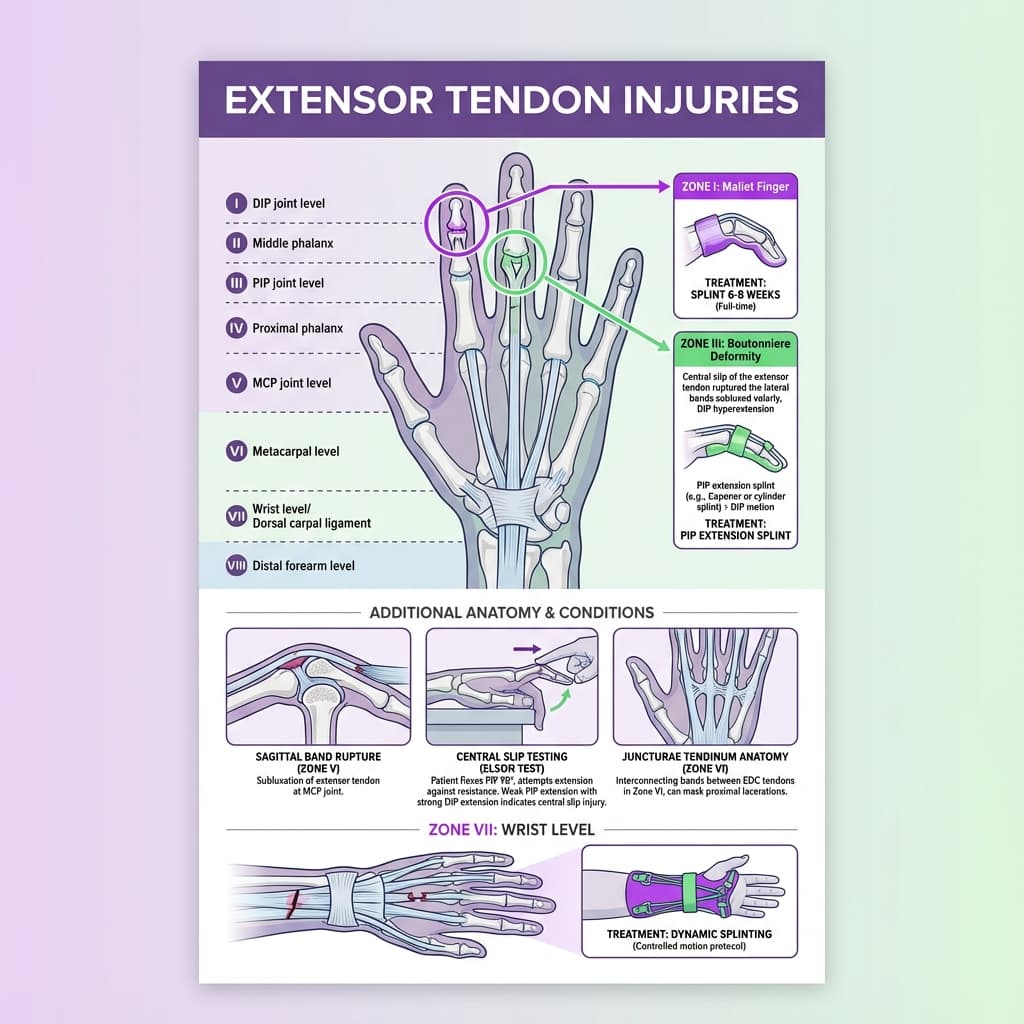 Extensor Tendon Injuries