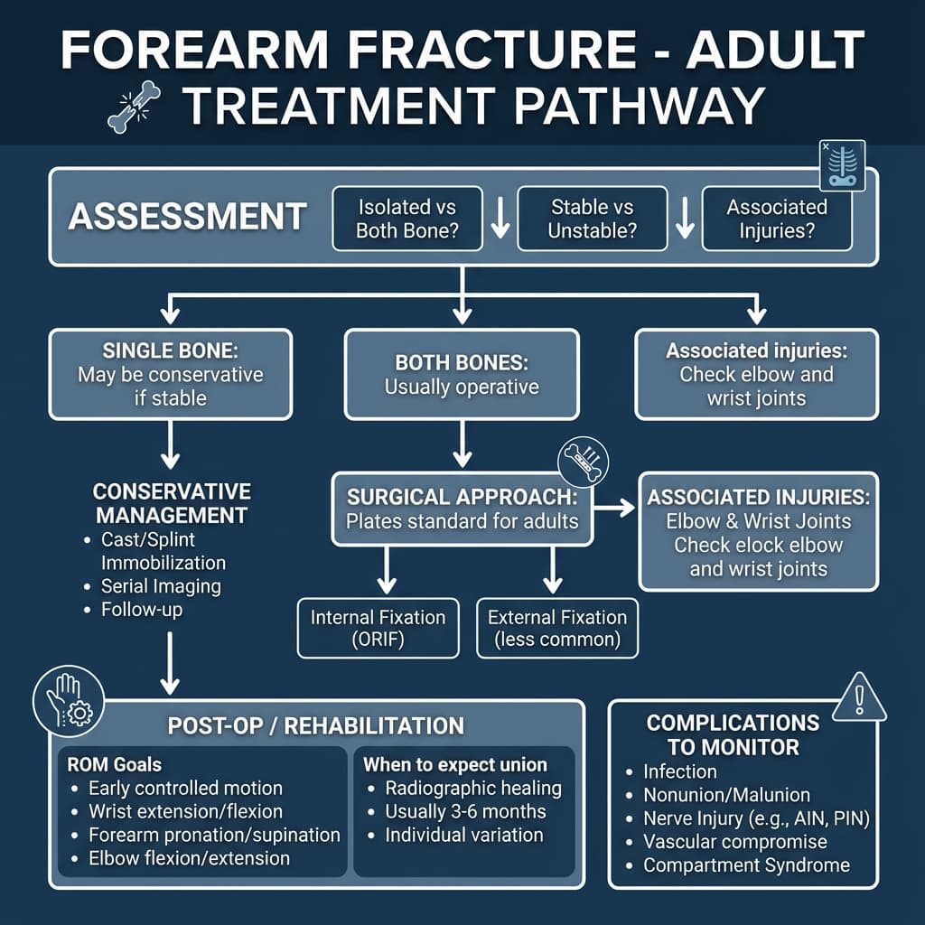 Forearm Fracture Adult Treatment Pathway