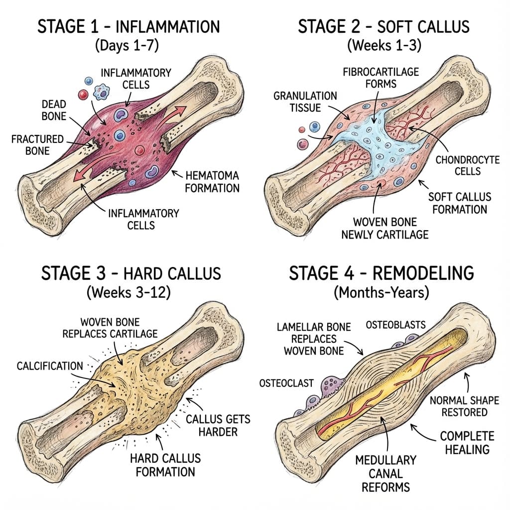 Fracture Healing Stages