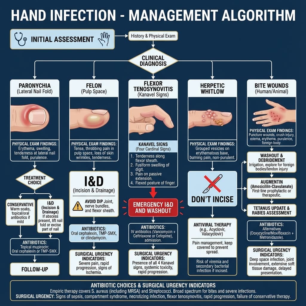 Hand Infection Management