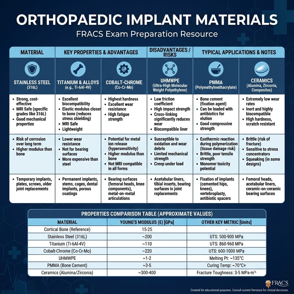 Orthopaedic Implant Materials