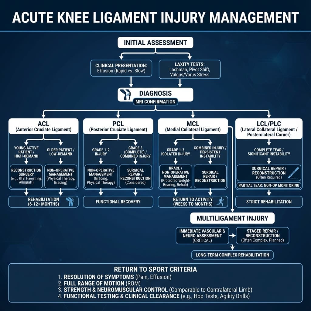 Acute Knee Ligament Injury