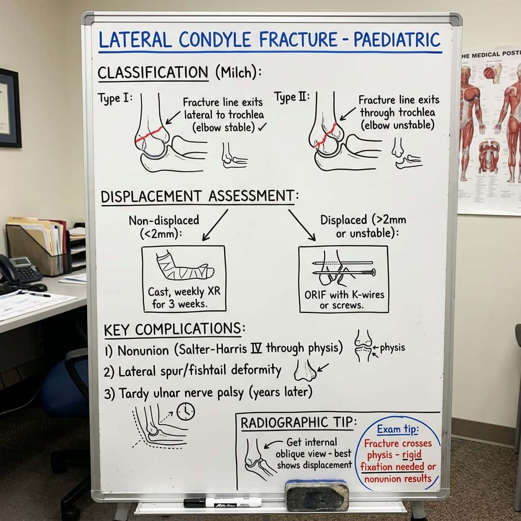 Lateral Condyle Fracture - Paediatric