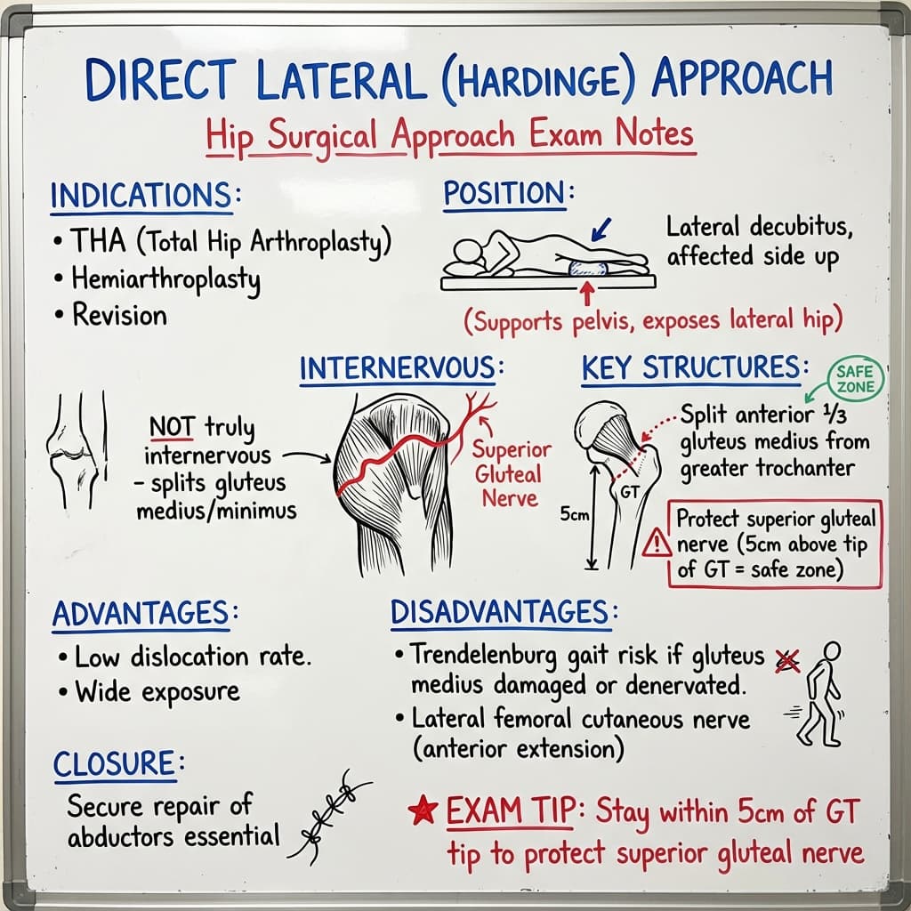 Direct Lateral (Hardinge) Approach