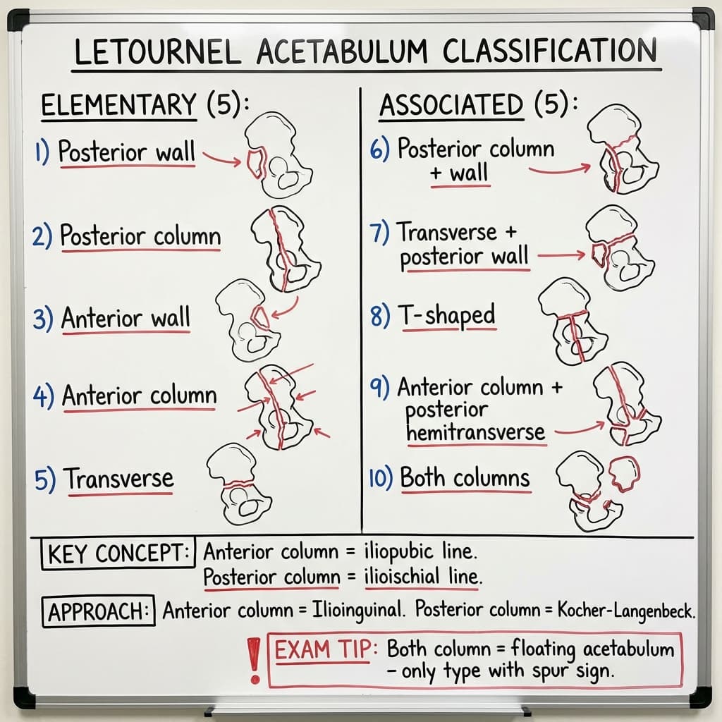 Letournel Acetabular Classification