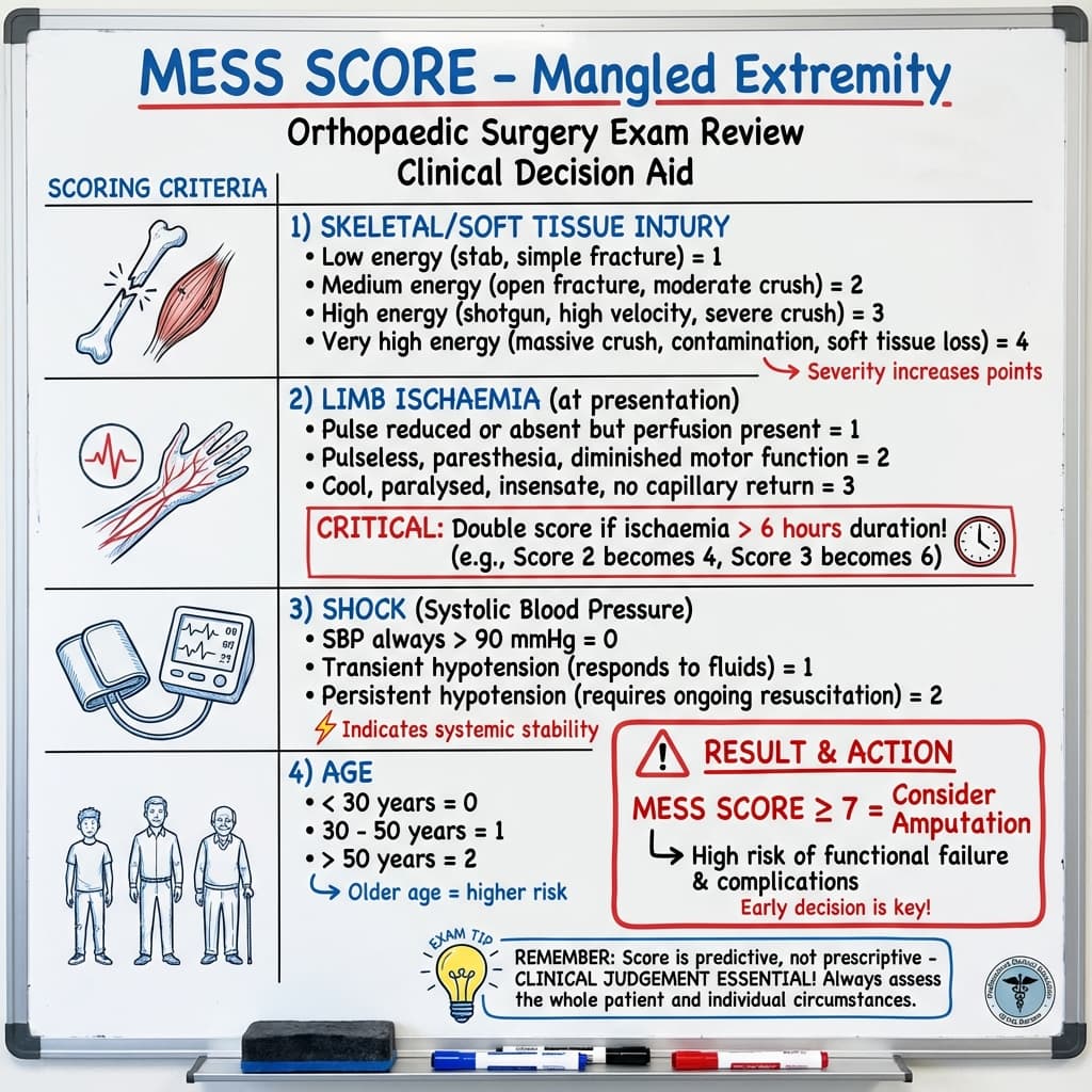 MESS Score - Mangled Extremity