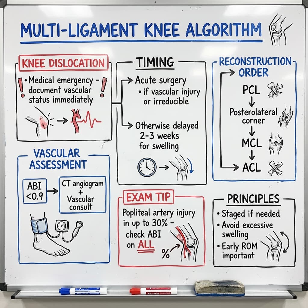 Multi-Ligament Knee Algorithm