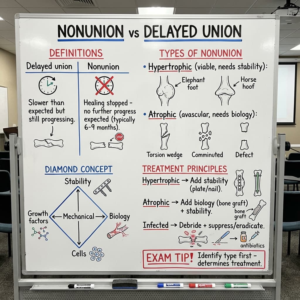 Nonunion vs Delayed Union
