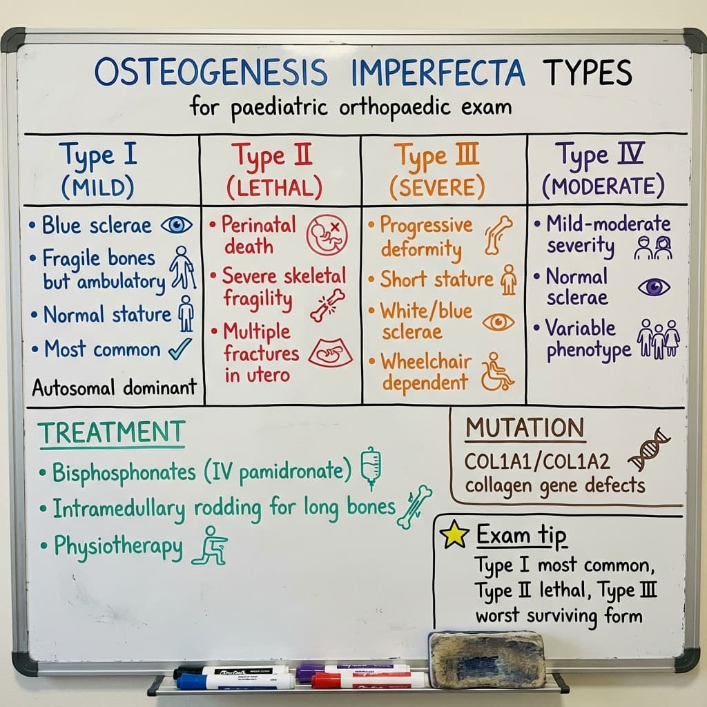 Osteogenesis Imperfecta Types