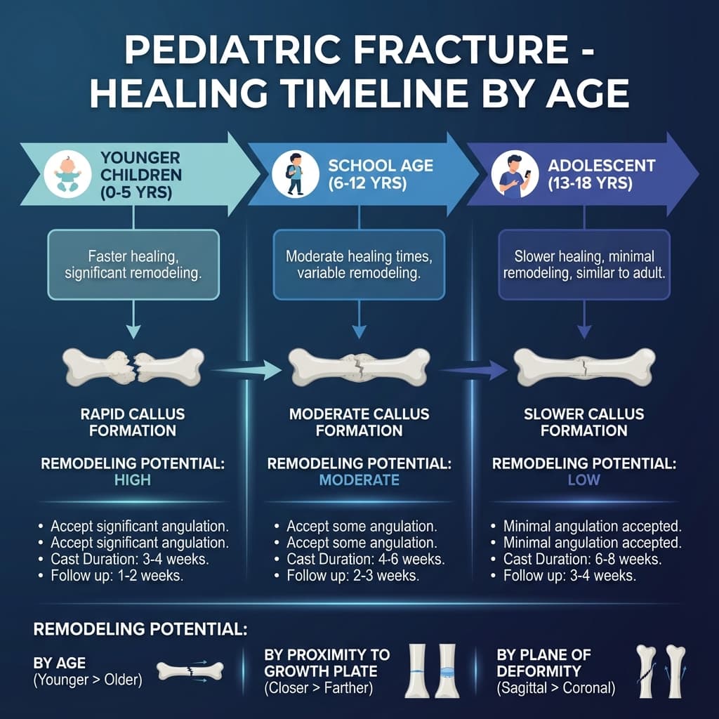 Pediatric Fracture Healing Timeline