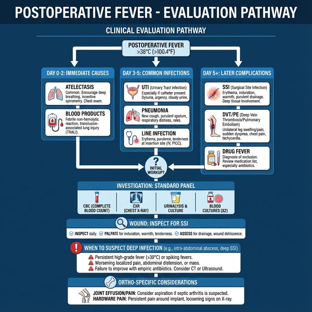 Postoperative Fever Evaluation Pathway