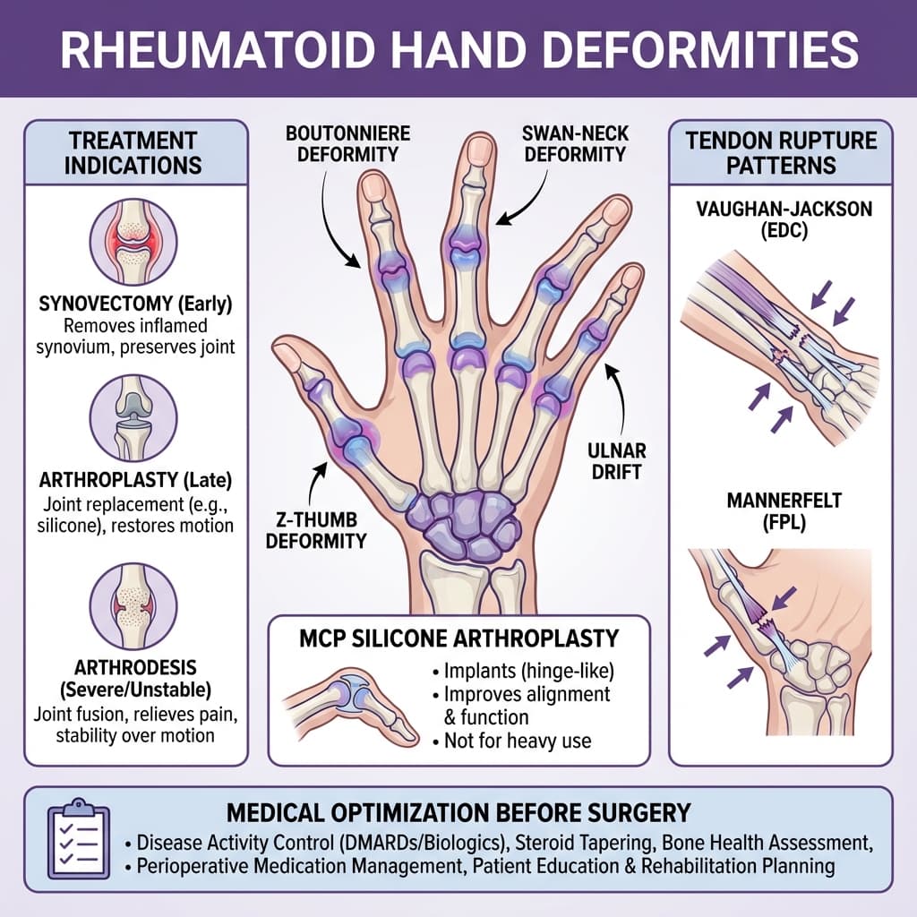 Rheumatoid Hand Deformities