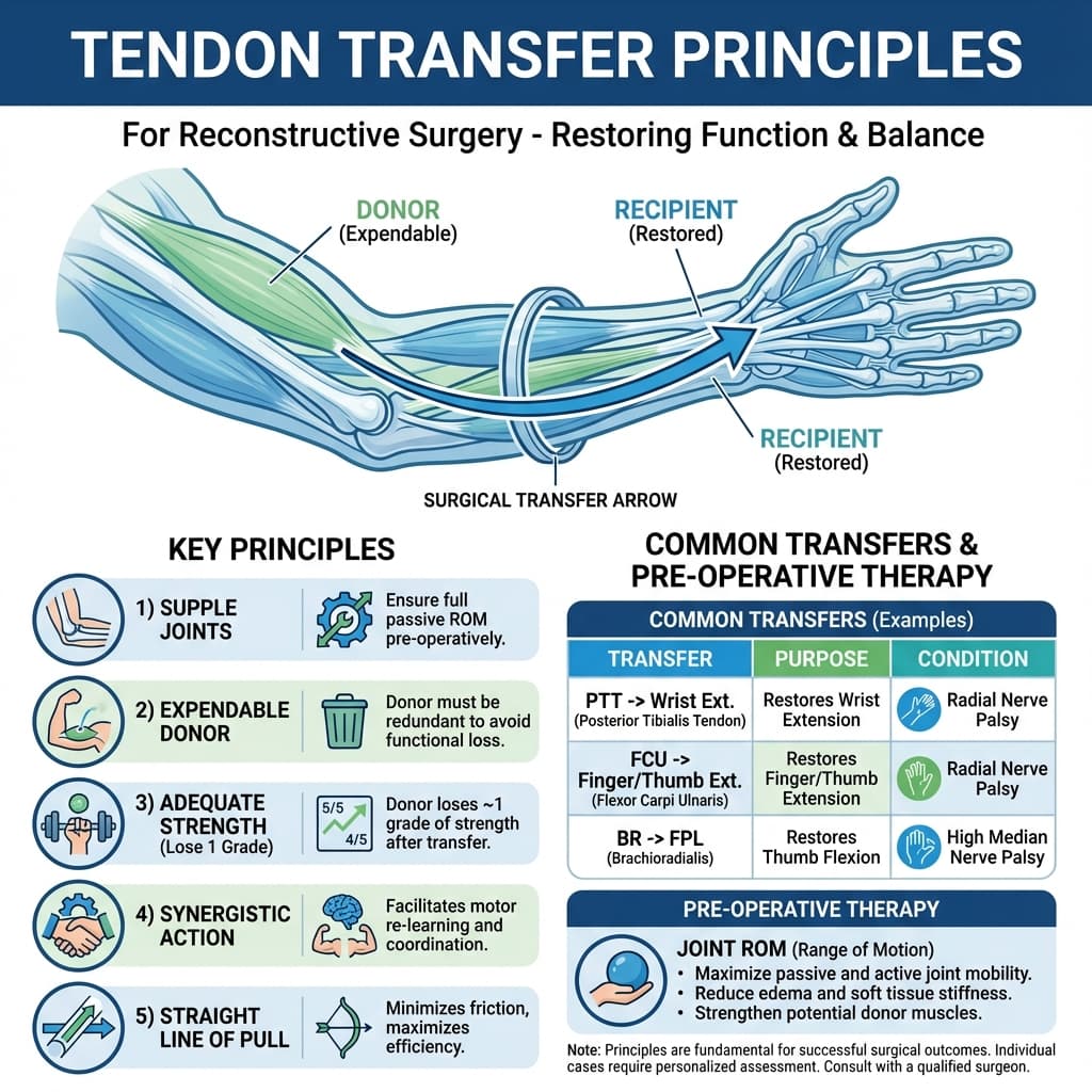 Tendon Transfer Principles