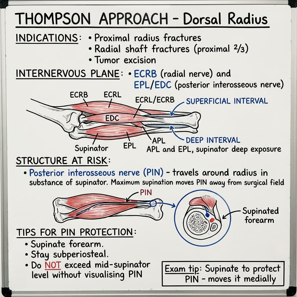 Thompson Approach - Dorsal Radius