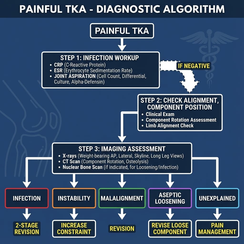 Painful TKA Diagnostic Algorithm