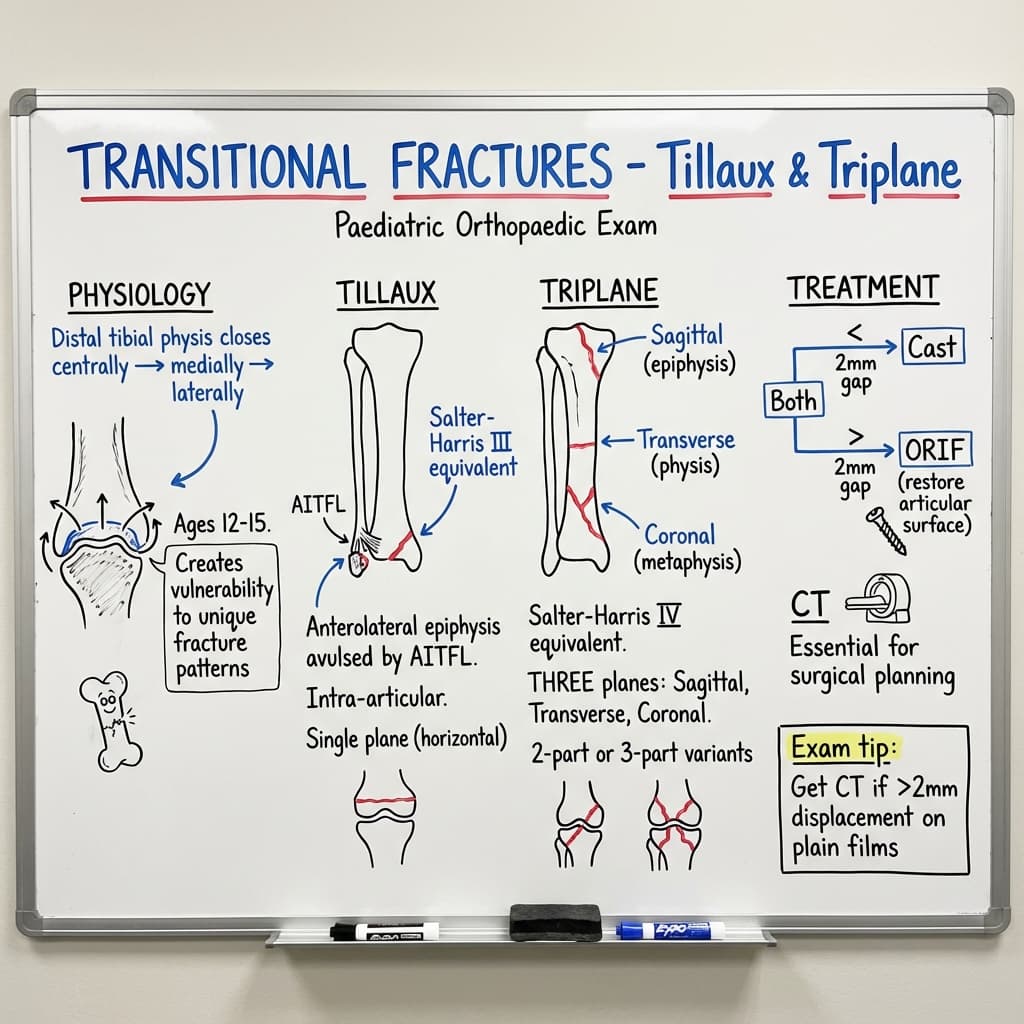 Transitional Fractures - Tillaux & Triplane