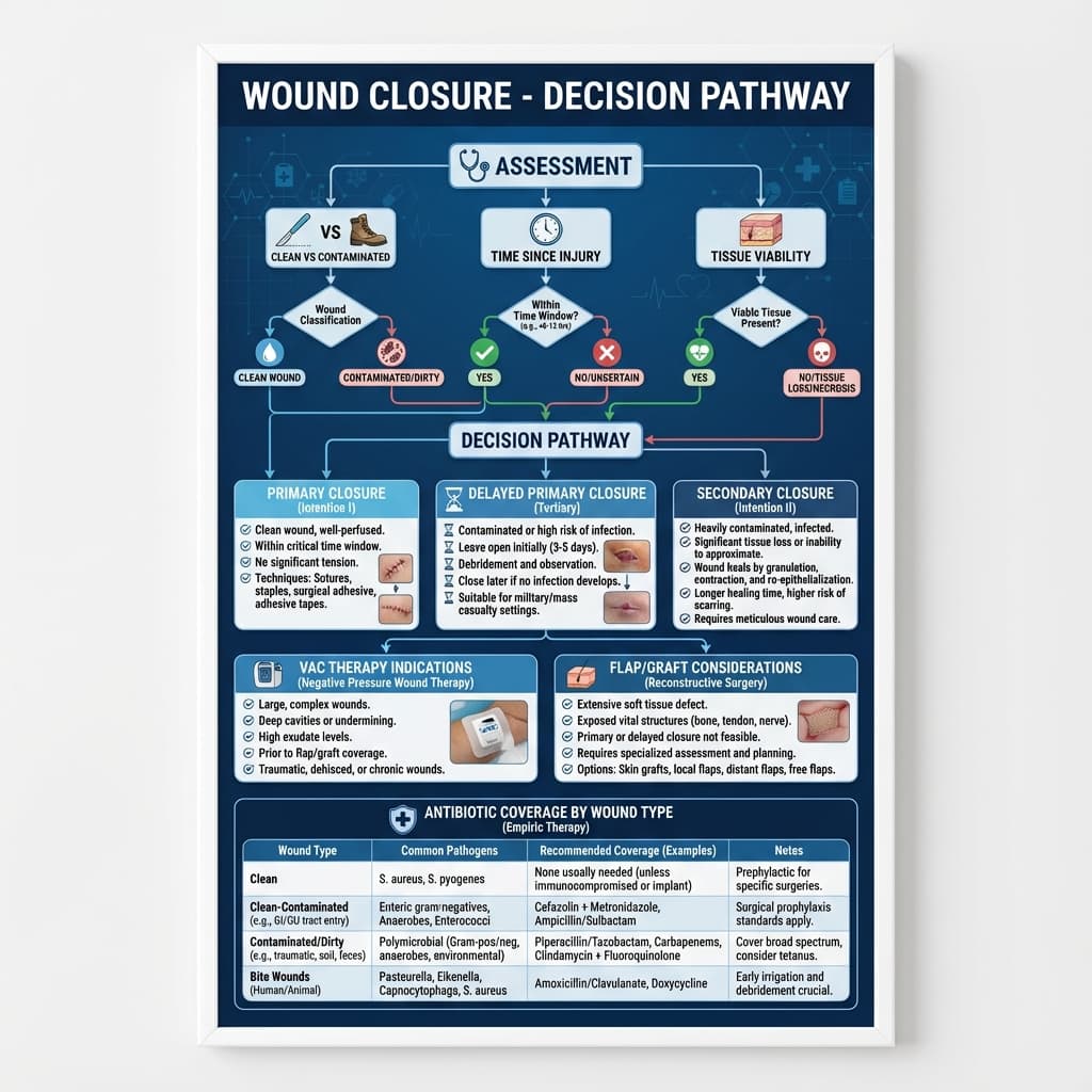 Wound Closure Decision Pathway