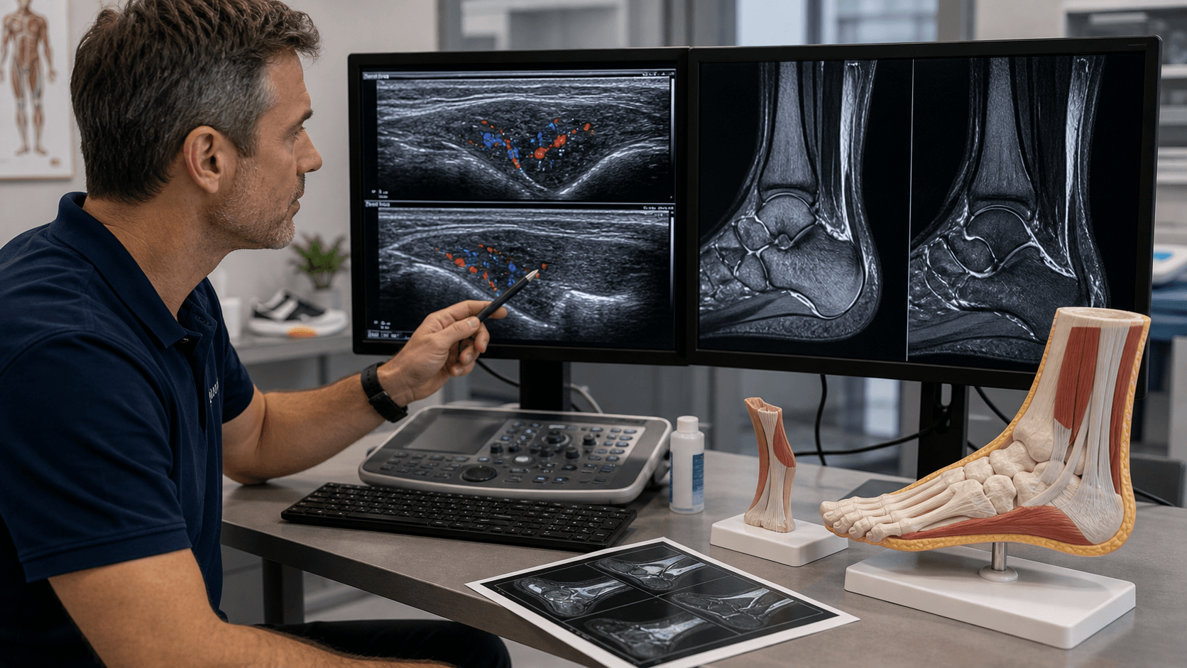 Achilles tendinopathy visual summary for Clinical Imaging