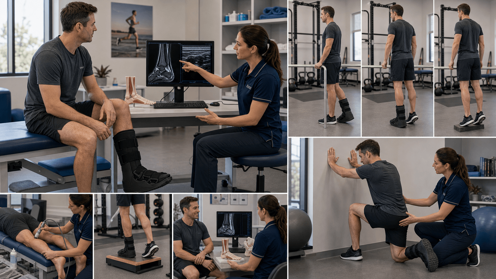 Achilles tendinopathy visual summary for Postoperative Care
