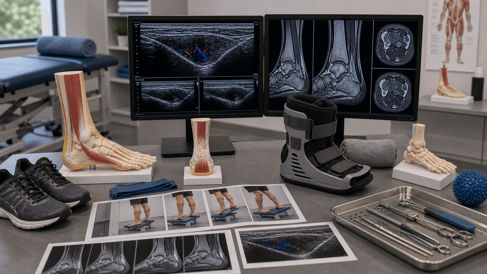 Achilles tendinopathy visual summary for Exam Cheat Sheet