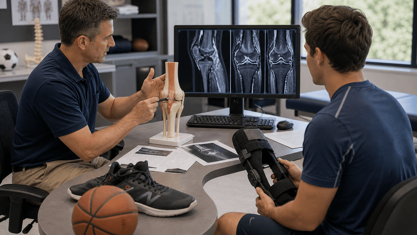 ACL injuries visual summary for Overview and Epidemiology