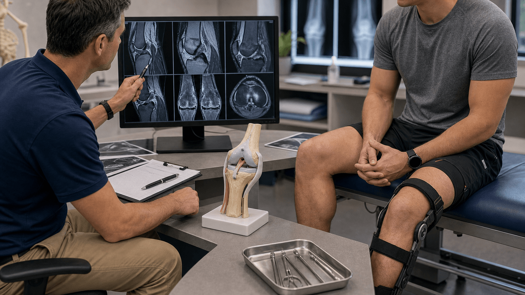 ACL injuries visual summary for Complications
