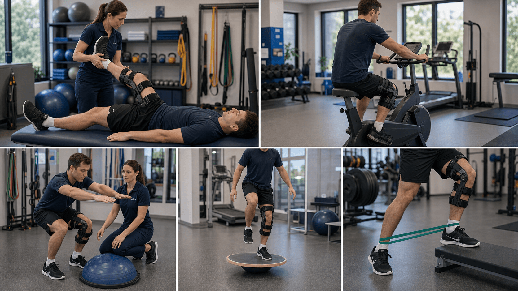 ACL injuries visual summary for Postoperative Care