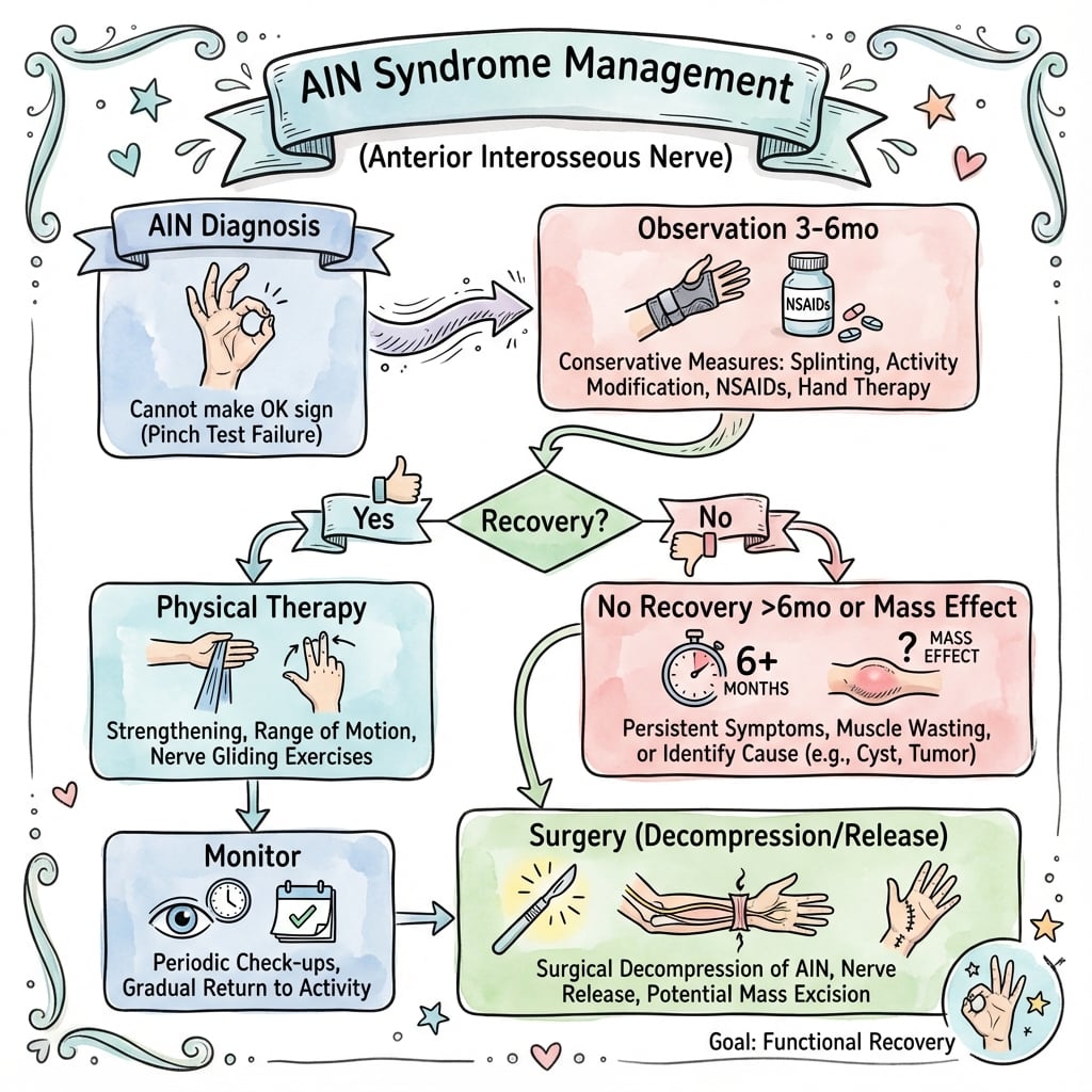 anterior interosseous syndrome management algorithm