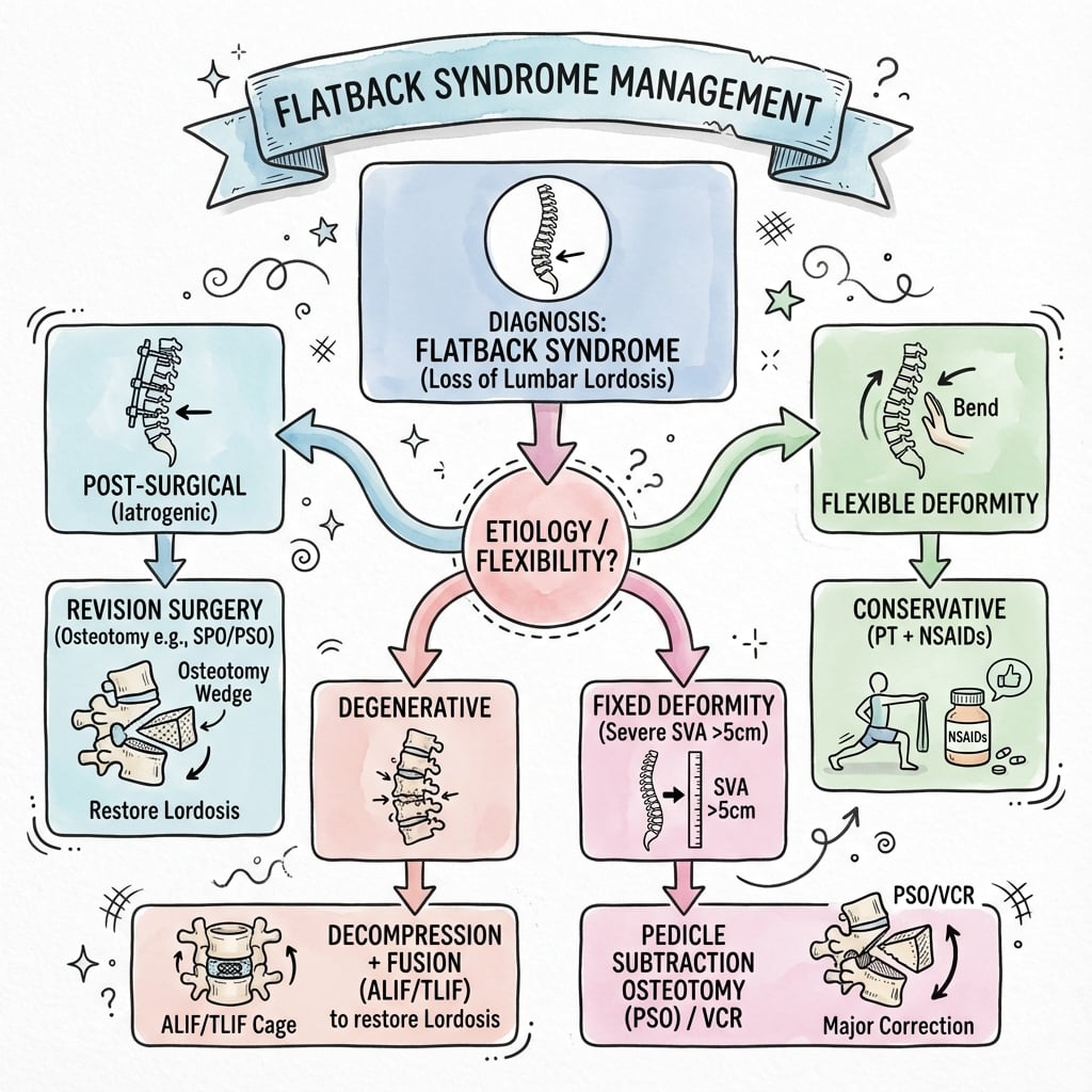 flatback syndrome management algorithm