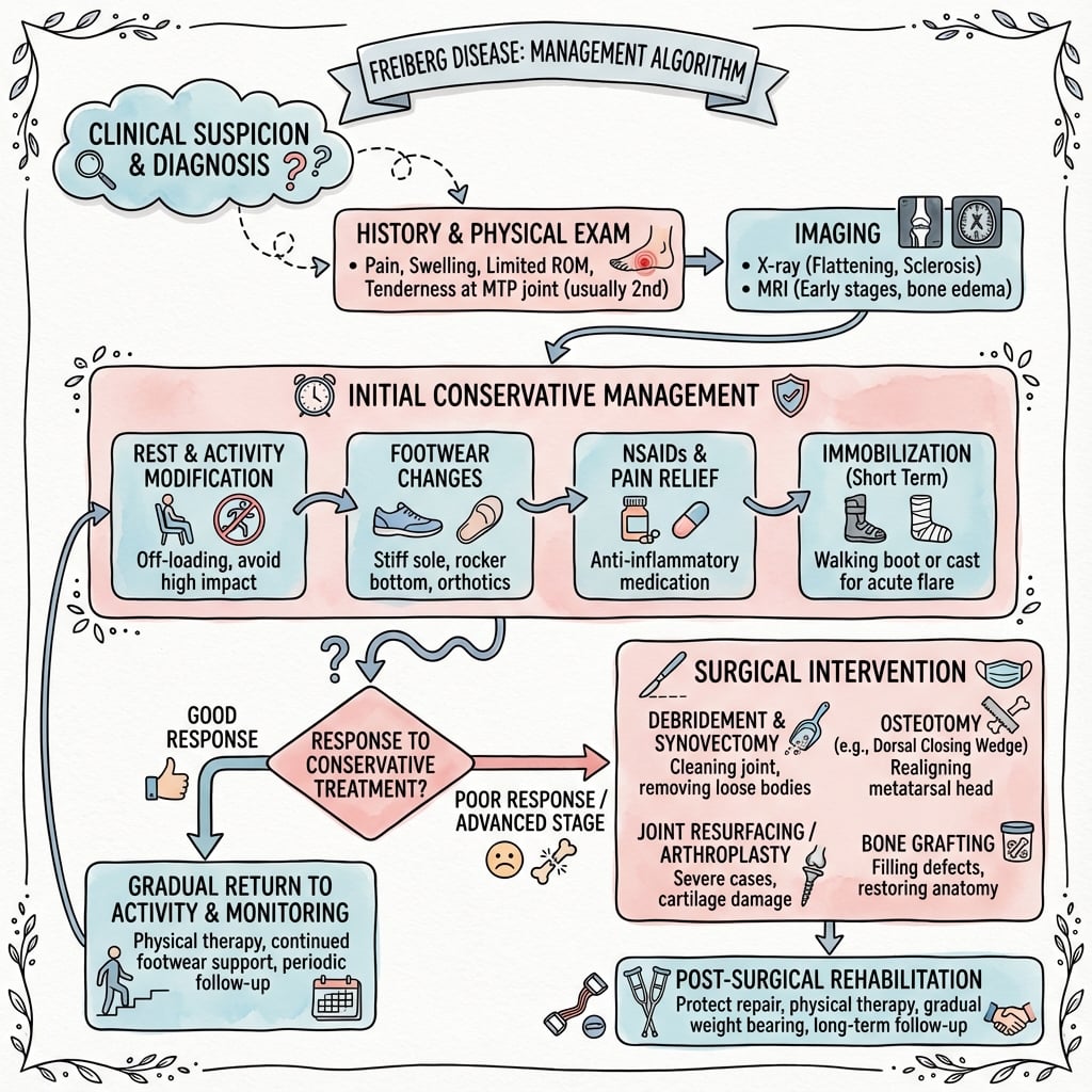 Management algorithm for Freiberg Disease