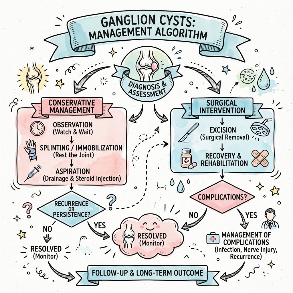 Management algorithm for Ganglion Cysts