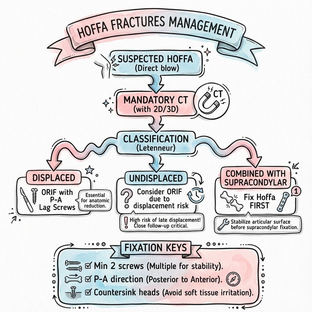 hoffa fractures management algorithm