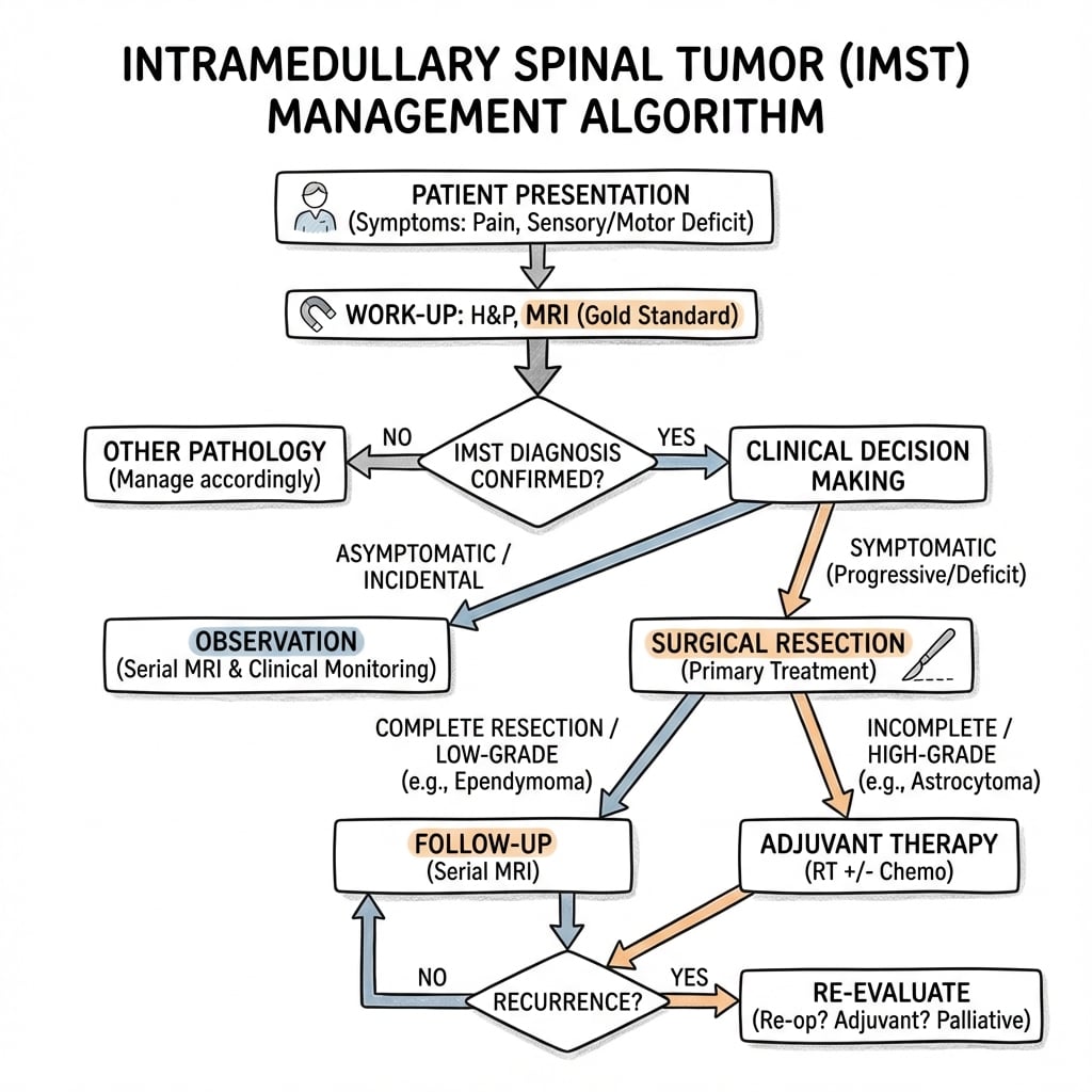 Management algorithm for Intramedullary Tumors