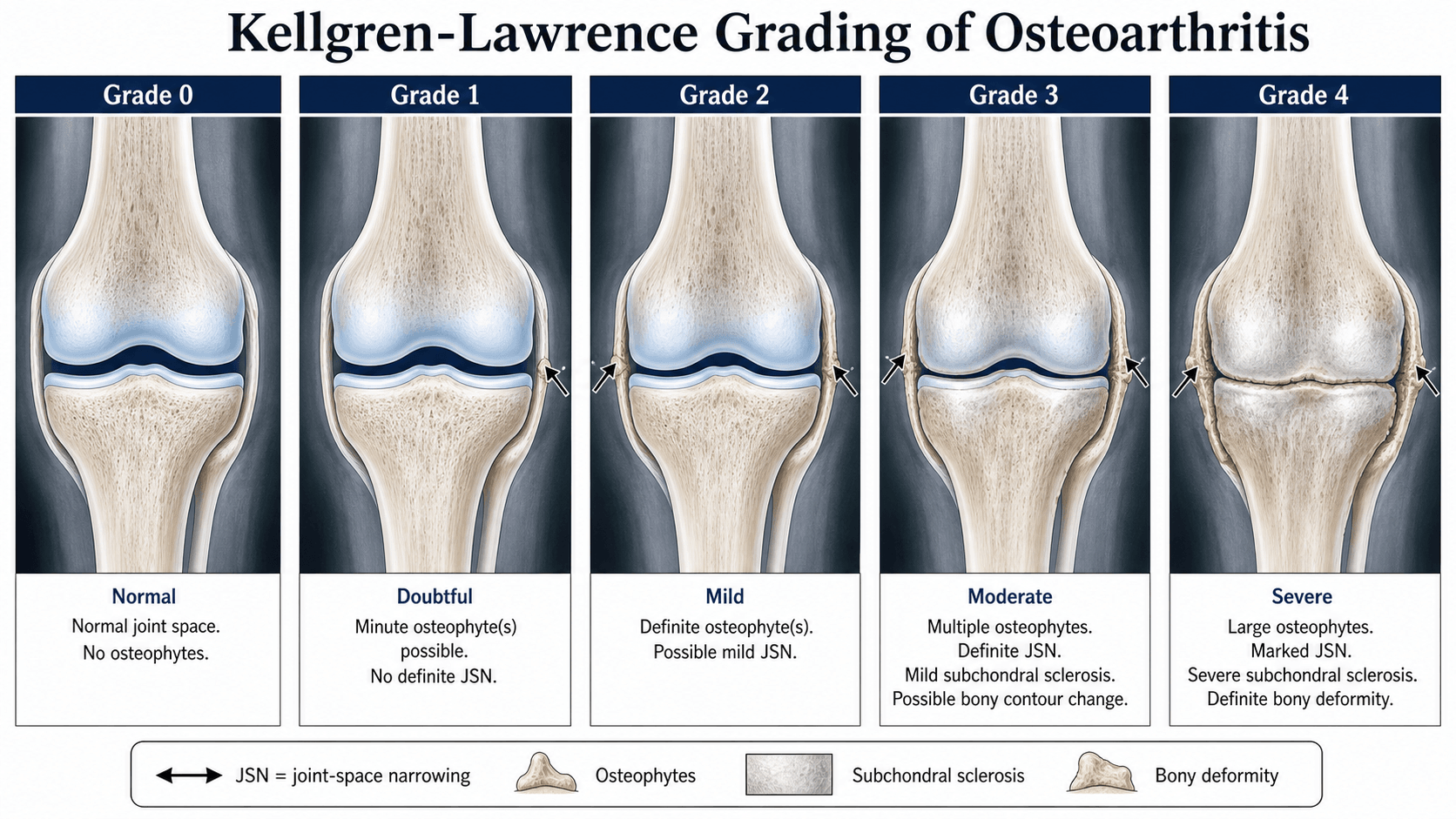 Kellgren-Lawrence Grading of Osteoarthritis