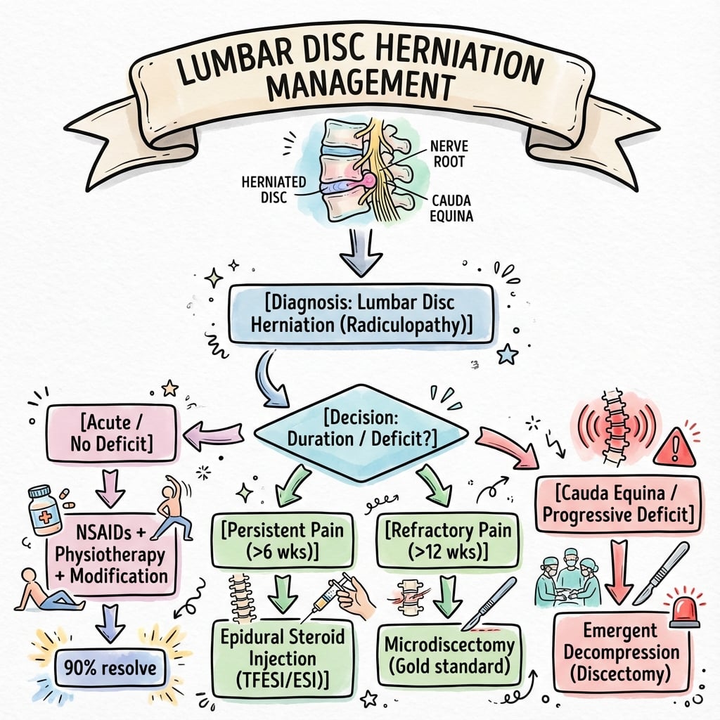 Lumbar Disc Herniation Management Algorithm