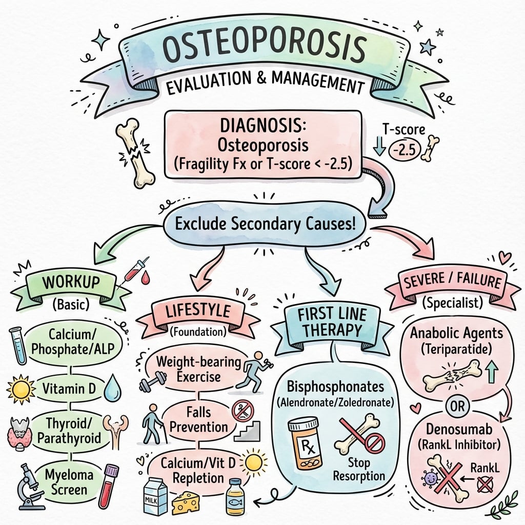 osteoporosis management algorithm
