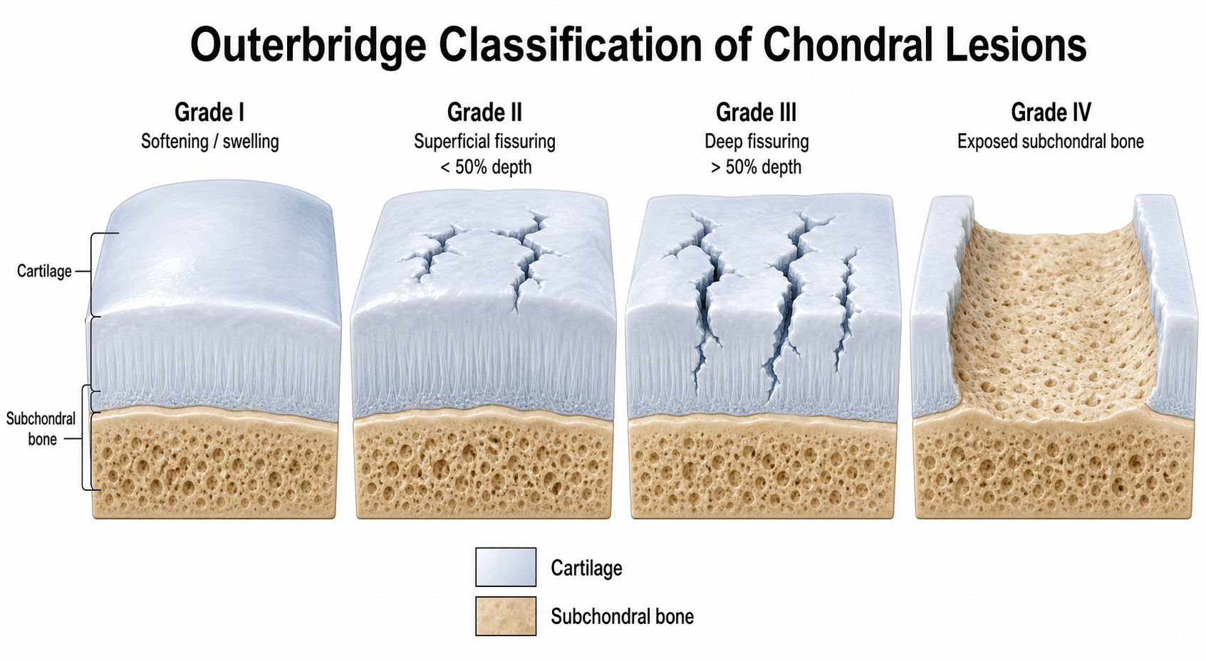 Outerbridge Classification of Chondral Lesions