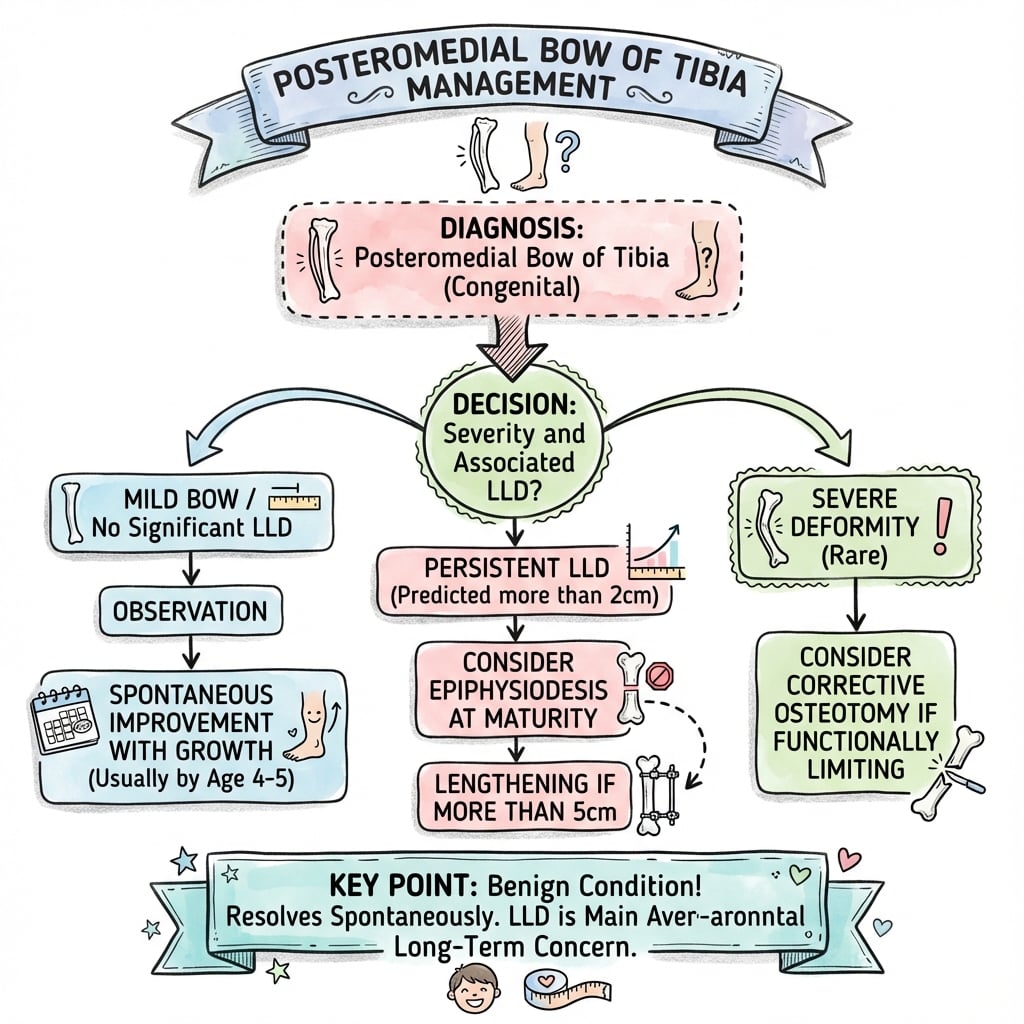 posteromedial bow tibia management algorithm