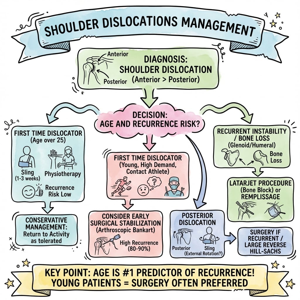 shoulder dislocations management algorithm